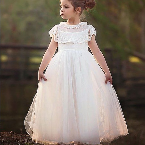 Trish Scully Dresses Girls Giovanna Gown White Poshmark